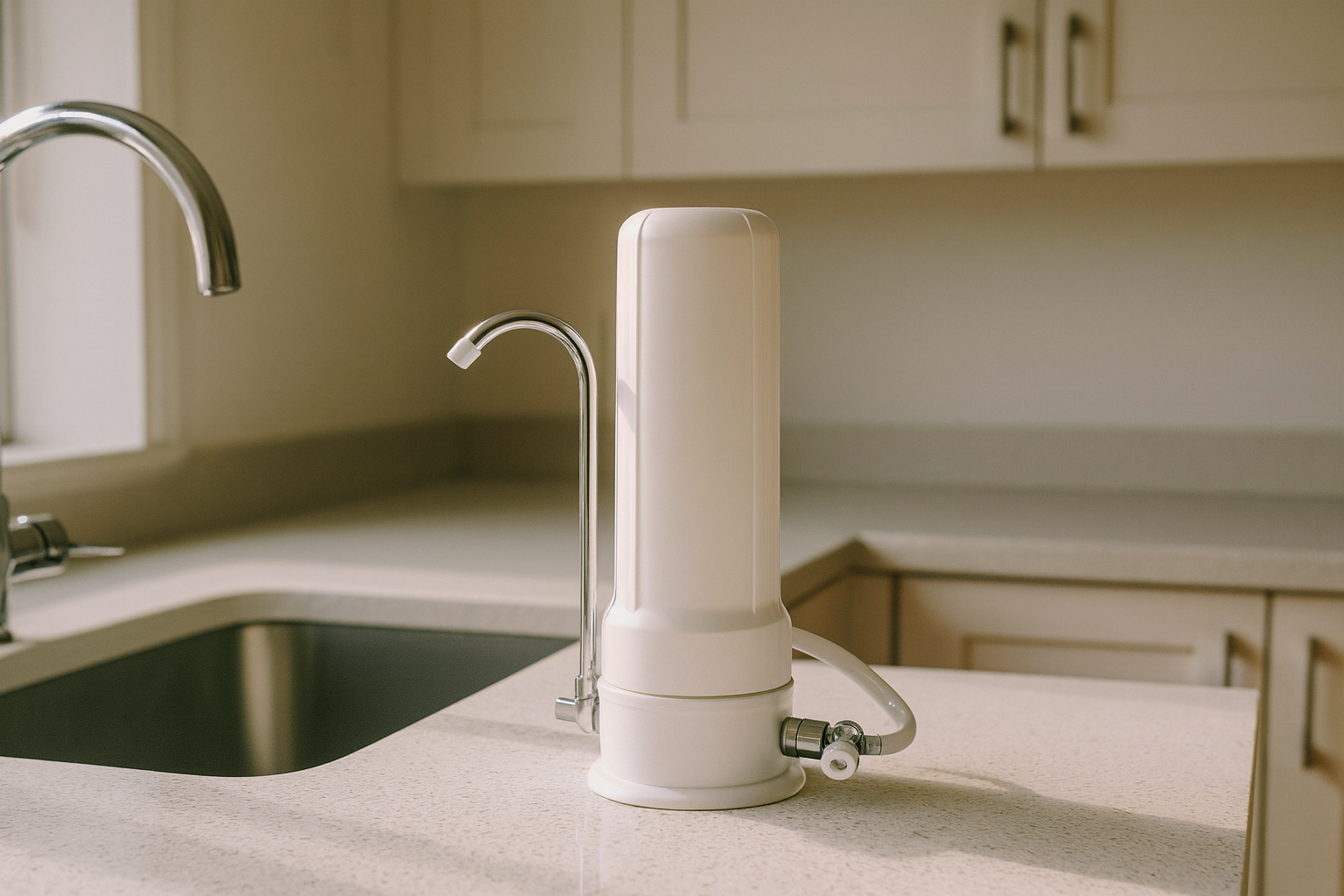 The Starter connected at a kitchen sink