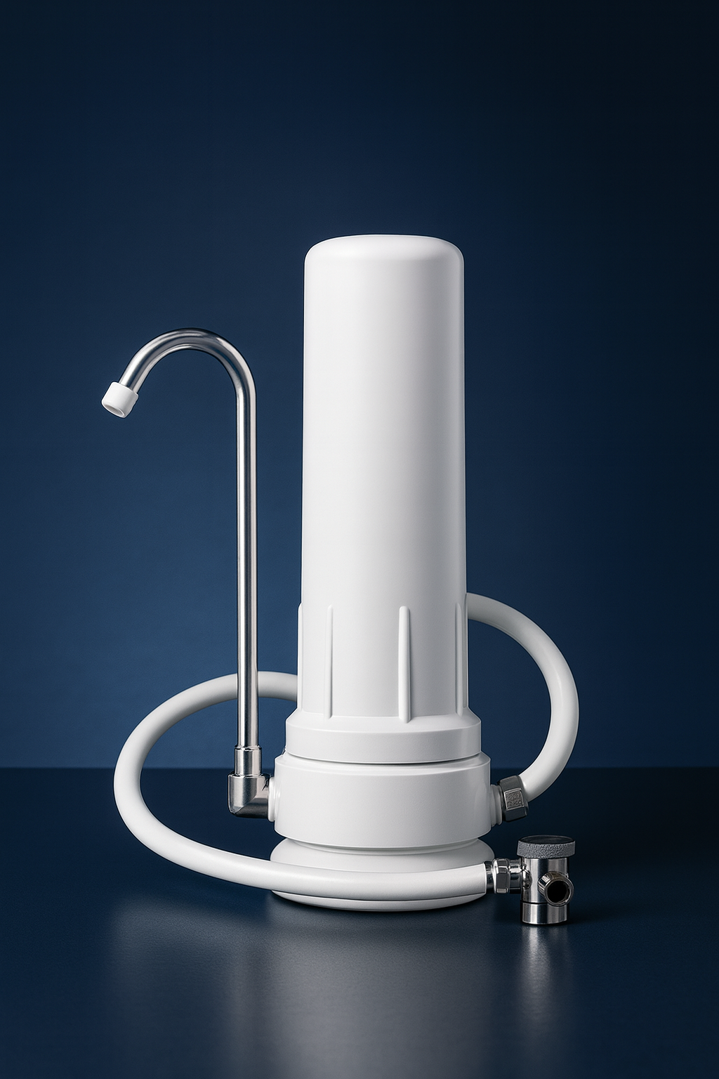 The Starter benchtop filter with tap diverter